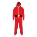 Red - Front - Christmas Shop Unisex Santa All-In-One - Onesie