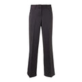 Black - Front - Alexandra Womens-Ladies Icona Wide Leg Formal Work Suit Trousers