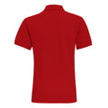 Cardinal Red - Back - Asquith & Fox Mens Plain Short Sleeve Polo Shirt