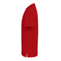 Cardinal Red - Side - Asquith & Fox Mens Plain Short Sleeve Polo Shirt