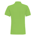 Neon Green - Back - Asquith & Fox Mens Plain Short Sleeve Polo Shirt