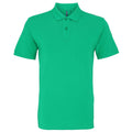 Kelly - Front - Asquith & Fox Mens Plain Short Sleeve Polo Shirt