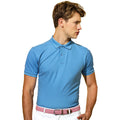 Turquoise - Back - Asquith & Fox Mens Plain Short Sleeve Polo Shirt