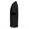 Black - Side - Asquith & Fox Mens Plain Short Sleeve Polo Shirt
