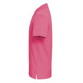 Pink Carnation - Side - Asquith & Fox Mens Plain Short Sleeve Polo Shirt