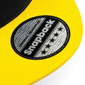 Black- Yellow - Lifestyle - Beechfield Unisex 5 Panel Contrast Snapback Cap