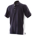 Navy-White - Front - Finden & Hales Mens Sports Polo T-Shirt