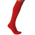 Red - Back - Kariban Proact Mens Cushioned Rib Top Sports Socks