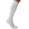 White - Back - Kariban Proact Mens Cushioned Rib Top Sports Socks