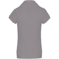 Fine Grey - Back - Kariban Proact Womens-Ladies Short Sleeve Performance Polo Shirt
