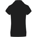 Black - Back - Kariban Proact Womens-Ladies Short Sleeve Performance Polo Shirt