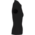 Black - Side - Kariban Proact Womens-Ladies Short Sleeve Performance Polo Shirt