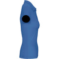 Aqua Blue - Side - Kariban Proact Womens-Ladies Short Sleeve Performance Polo Shirt