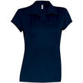Navy - Front - Kariban Proact Womens-Ladies Short Sleeve Performance Polo Shirt
