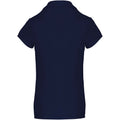 Navy - Back - Kariban Proact Womens-Ladies Short Sleeve Performance Polo Shirt