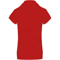 Red - Back - Kariban Proact Womens-Ladies Short Sleeve Performance Polo Shirt