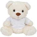 Cream - Front - Mumbles Childrens-Kids Plush Teddy Bear In A T-Shirt
