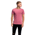 Dusky Pink - Back - Skinni Fit Womens-Ladies Feel Good Stretch Short Sleeve T-Shirt