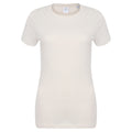 Light Stone - Front - Skinni Fit Womens-Ladies Feel Good Stretch Short Sleeve T-Shirt