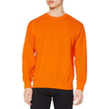 Orange - Back - Fruit Of The Loom Mens Lightweight Set-In Sweatshirt