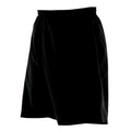 Black - Front - Finden & Hales Mens Microfibre Sports Short