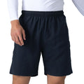 Navy - Front - Finden & Hales Womens-Ladies Microfibre Sports Shorts