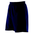 Navy - Back - Finden & Hales Womens-Ladies Microfibre Sports Shorts
