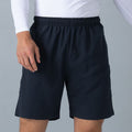 Navy - Side - Finden & Hales Womens-Ladies Microfibre Sports Shorts