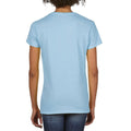 Light Blue - Back - Gildan Womens-Ladies Premium Cotton V-Neck T-Shirt
