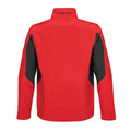 True Red- Black - Back - Stormtech Mens Pulse Softshell Jacket