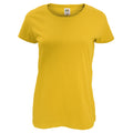 Sunflower - Front - Fruit Of The Loom Womens-Ladies Short Sleeve Lady-Fit Original T-Shirt