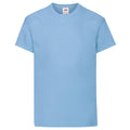 Sky Blue - Front - Fruit Of The Loom Childrens-Kids Original Short Sleeve T-Shirt
