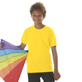 Yellow - Back - Fruit Of The Loom Childrens-Kids Original Short Sleeve T-Shirt