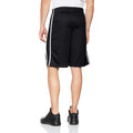 Black-White - Side - Spiro Mens Quick Dry Basketball Shorts