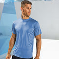 Cornflower - Back - Tri Dri Mens Short Sleeve Lightweight Fitness T-Shirt