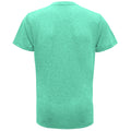 Green Melange - Back - Tri Dri Mens Short Sleeve Lightweight Fitness T-Shirt