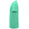 Green Melange - Side - Tri Dri Mens Short Sleeve Lightweight Fitness T-Shirt