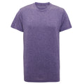 Purple Melange - Front - Tri Dri Mens Short Sleeve Lightweight Fitness T-Shirt