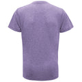 Purple Melange - Back - Tri Dri Mens Short Sleeve Lightweight Fitness T-Shirt
