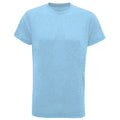 Turquoise Melange - Front - Tri Dri Mens Short Sleeve Lightweight Fitness T-Shirt