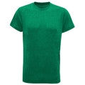 Forest Green- Black Melange - Front - Tri Dri Mens Short Sleeve Lightweight Fitness T-Shirt
