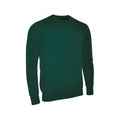Bottle Green - Front - Glenmuir Morar Mens Crew Neck Sweater