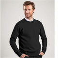 Black - Back - Glenmuir Morar Mens Crew Neck Sweater