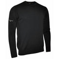 Black - Front - Glenmuir Morar Mens Crew Neck Sweater