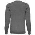 Charcoal - Back - Asquith & Fox Mens Cotton Rich V-Neck Sweater