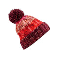 Chilli Blues - Front - Beechfield Unisex Adults Corkscrew Knitted Pom Pom Beanie Hat