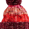Chilli Blues - Back - Beechfield Unisex Adults Corkscrew Knitted Pom Pom Beanie Hat