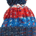 Crackling Campfire - Back - Beechfield Unisex Adults Corkscrew Knitted Pom Pom Beanie Hat