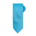 Turquoise - Front - Premier Mens Micro Waffle Formal Work Tie