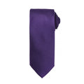 Purple - Front - Premier Mens Micro Waffle Formal Work Tie